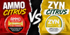 AMMO Citrus vs ZYN Citrus